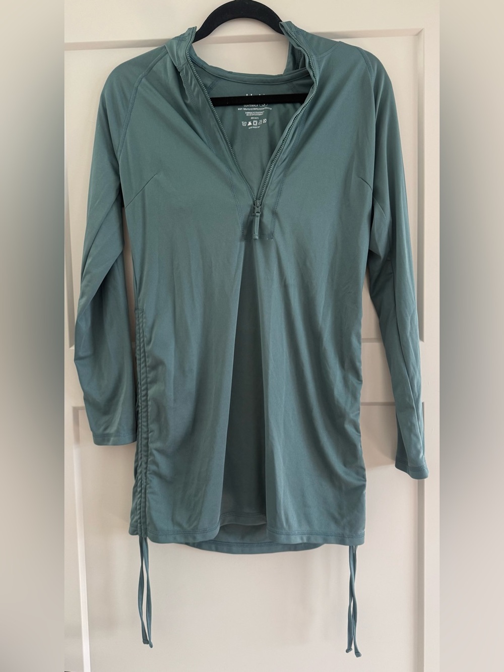 HUK WOMENS PURSUIT COVER-UP DRESS North Atlantic Green Small S